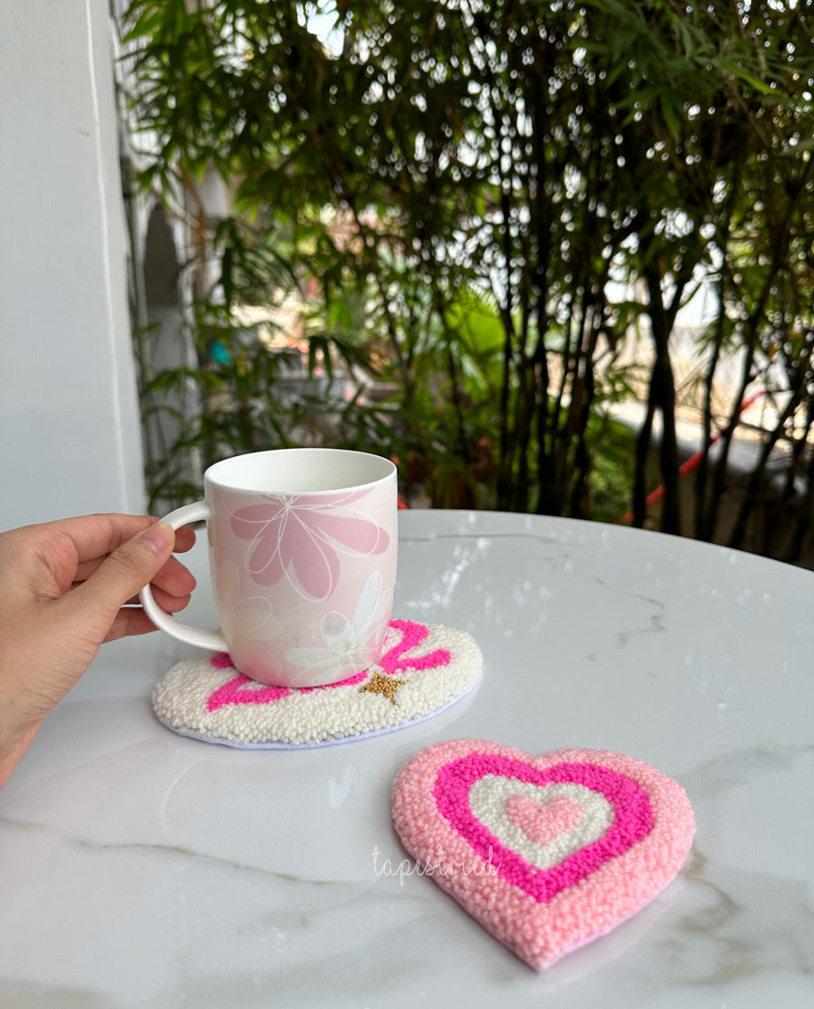 Heart Mug Rug