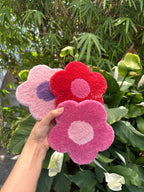 Tufted Flower Mug Rug