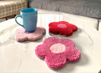 Tufted Flower Mug Rug