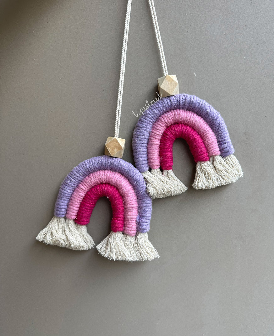 Sunset Blush Rainbow Charm Collection