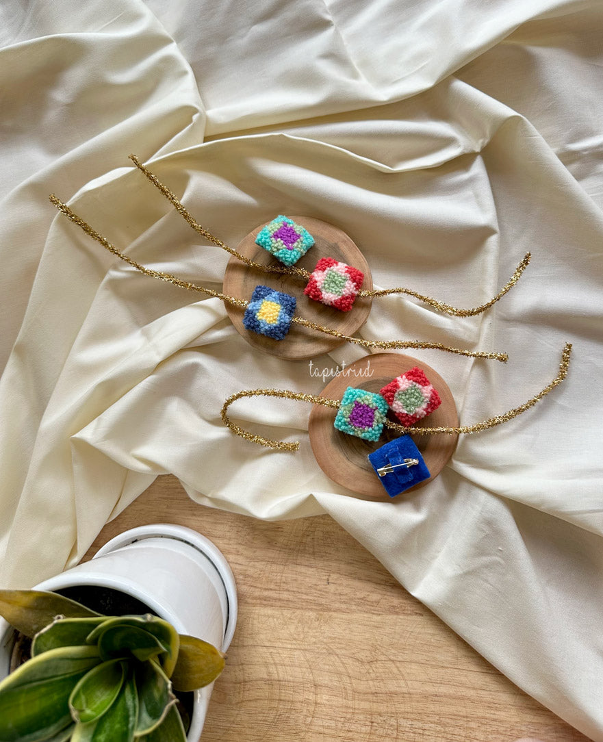 Mosaic Square Rakhi
