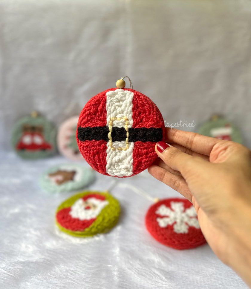 Santa Belt Charm